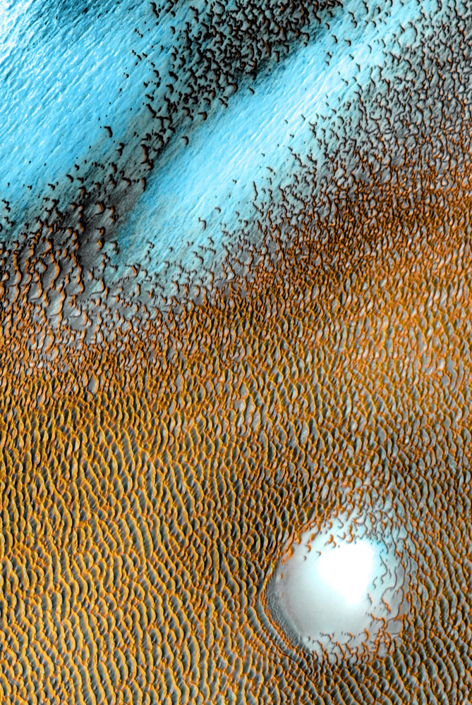 Mars Odyssey: Polar Dunes
