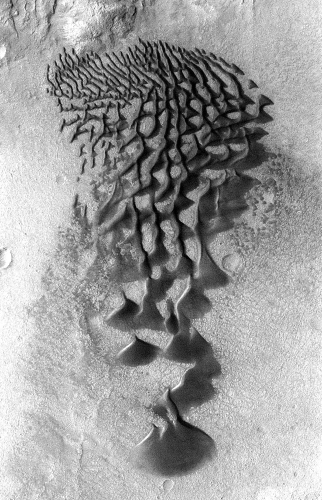 Mars Odyssey: Bunge Crater Dunes