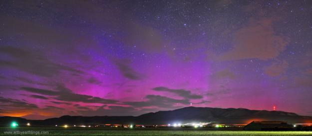 Aurora over Tremonton, UT