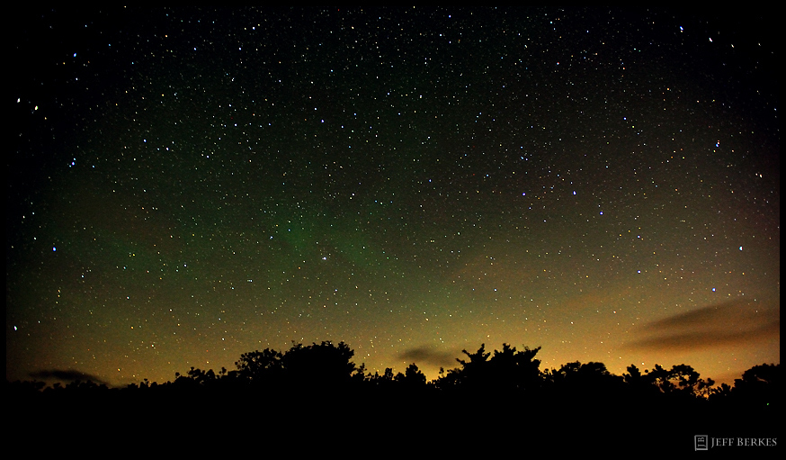 Aurora at Assateague Island, MD