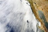 A wider view of the glory over the Pacific, west of Mexico's Baja peninsula, taken by NASA's Aqua satellite on June 20, 2012.