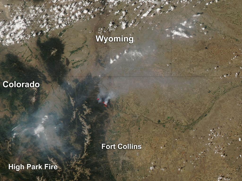 High Park Fire, Colorado