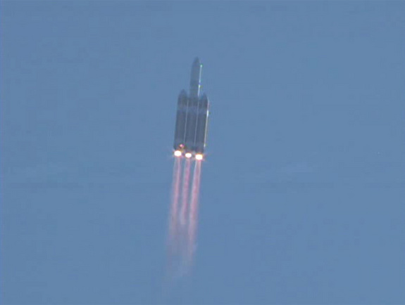 A ULA Delta 4 Heavy Rocket launches the NROL-15 spy satellite June 29 from Cape Canaveral, Fla.