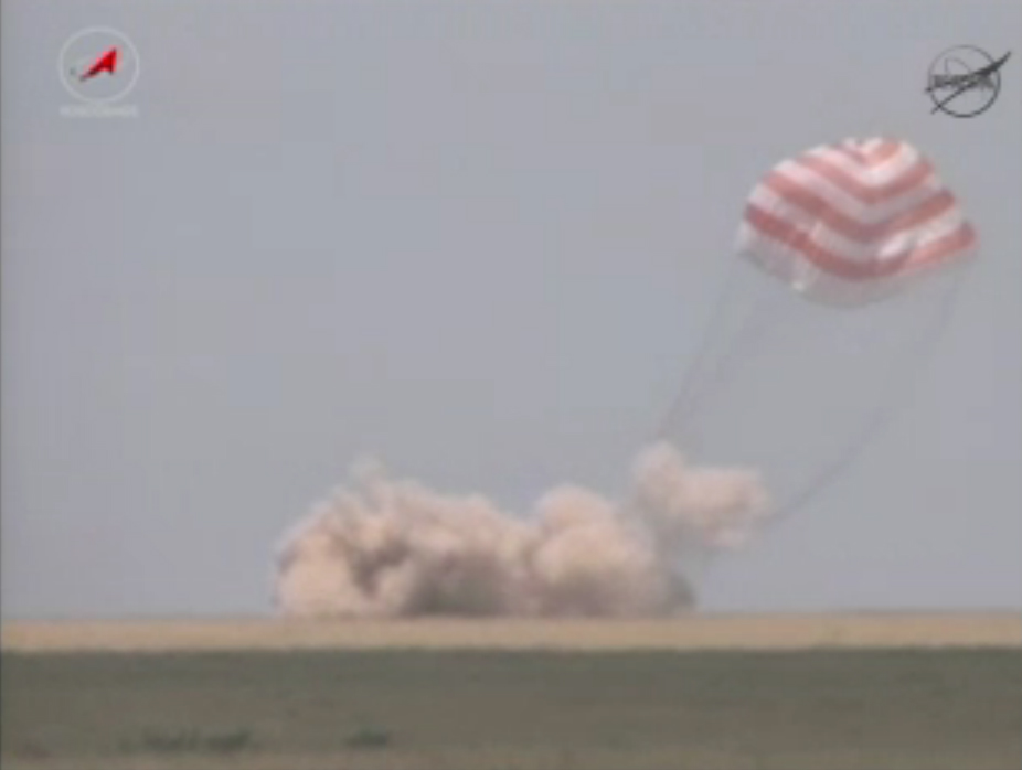 Touchdown! Soyuz Lands with Expedition 31 Crew
