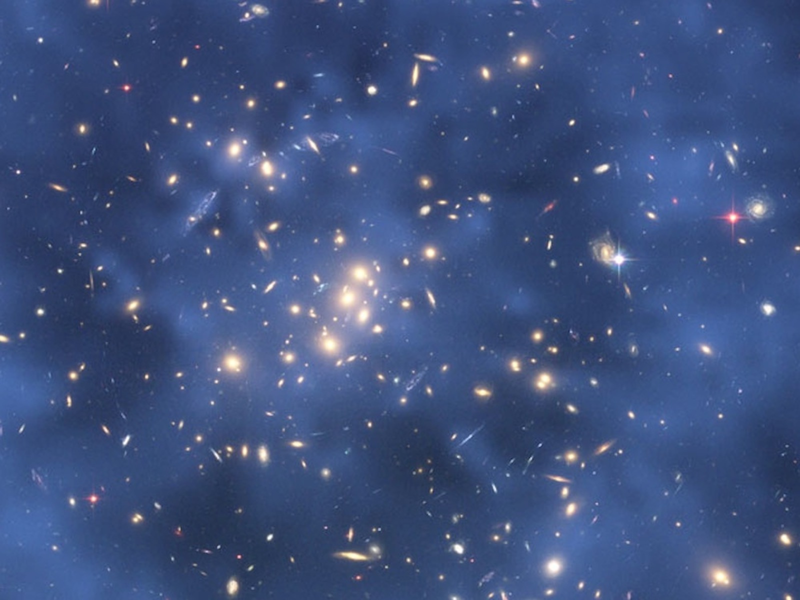 Hubble Finds Dark Matter Ring in Galaxy Cluster