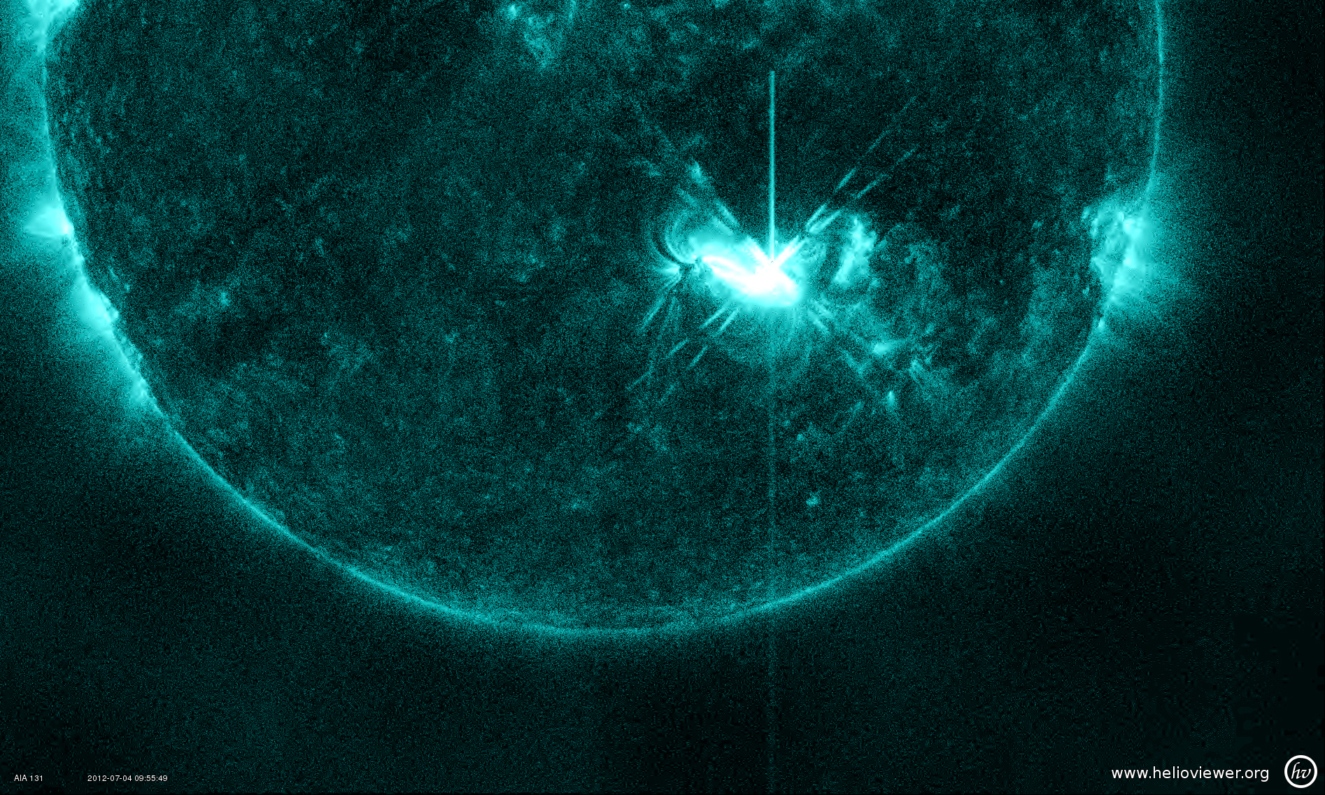 Fourth of July Solar Flare!
