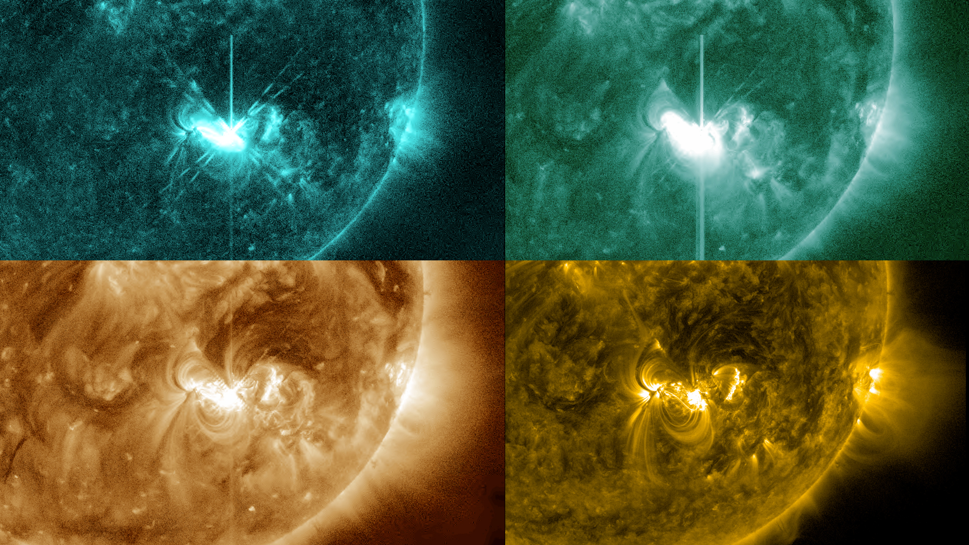 July Fourth Solar Flare: Views