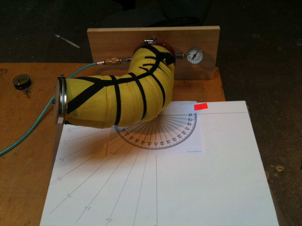 Final Frontier Design Spacesuit Elbow Test