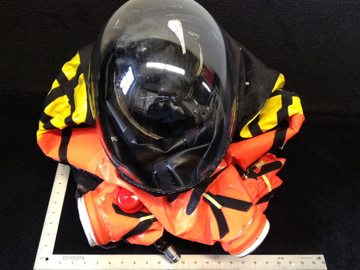 Final Frontier Design Spacesuit Folded