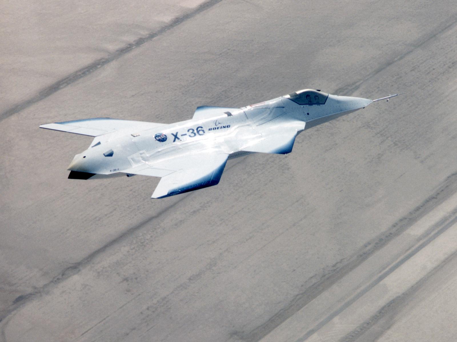 X-36 Tailless Fighter Agility Research Aircraft