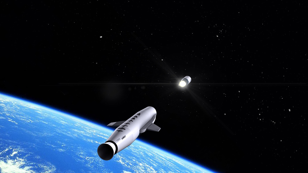 Virgin Galactic's LauncherOne Releasing Payload