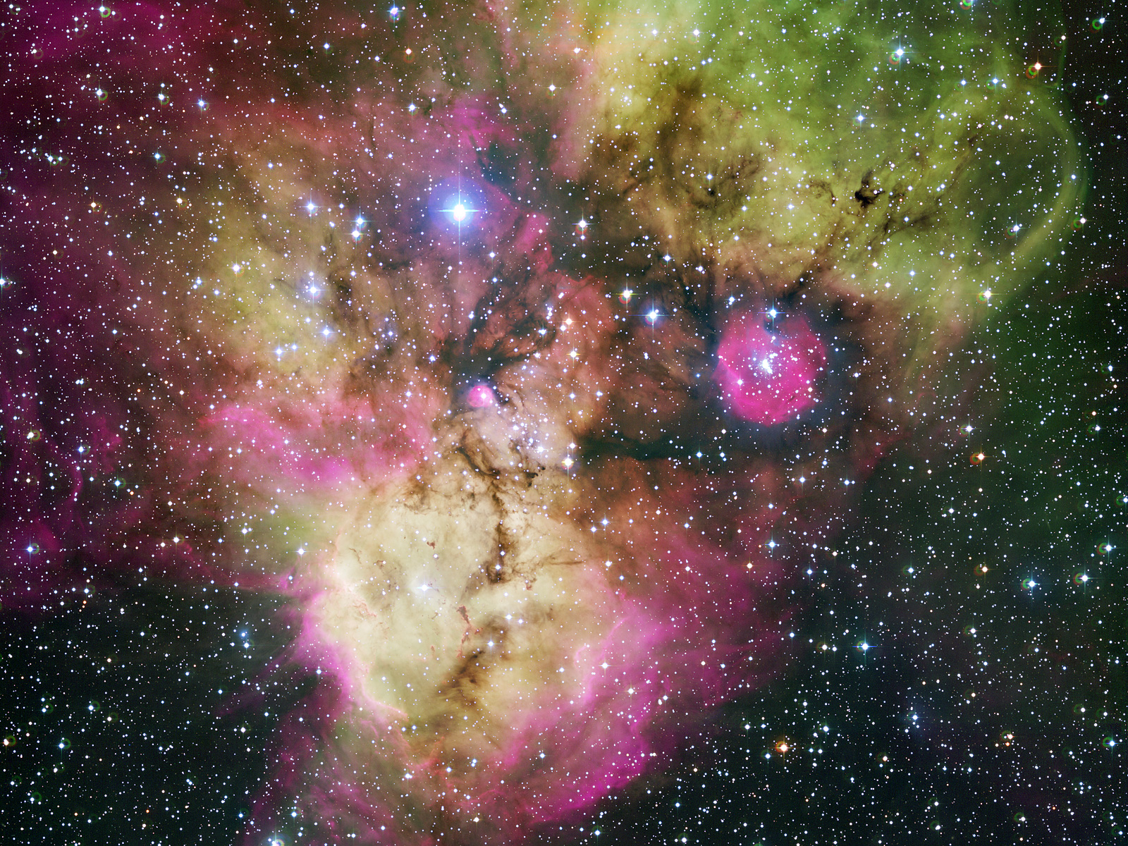 NGC 2467 and Surroundings