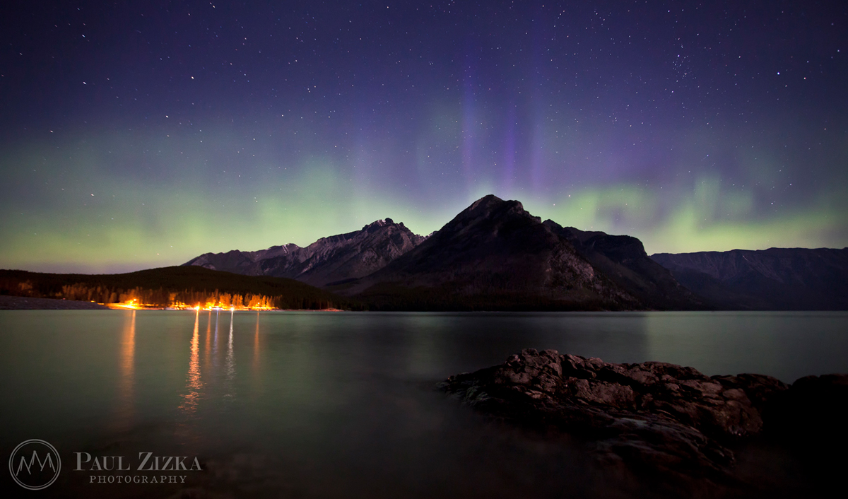 Aurora over Banff National Park, Canada