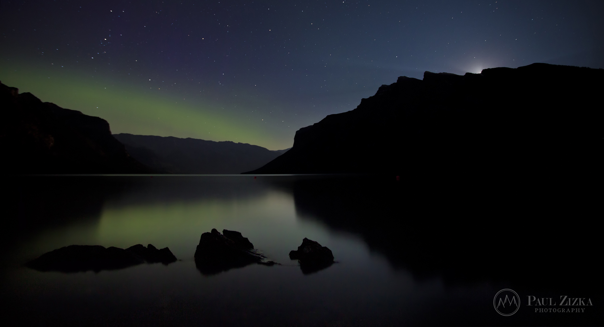 Aurora over Banff National Park, Canada