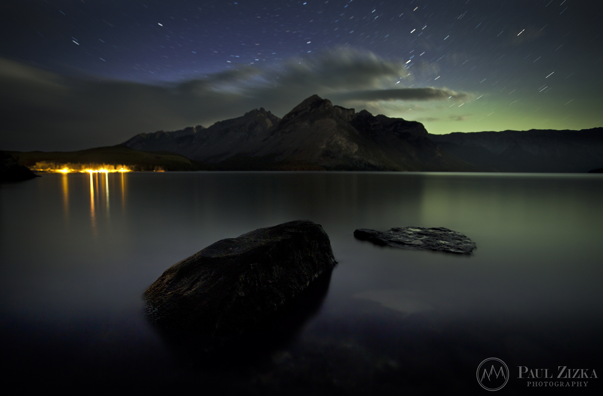 Aurora over Banff National Park, Canada