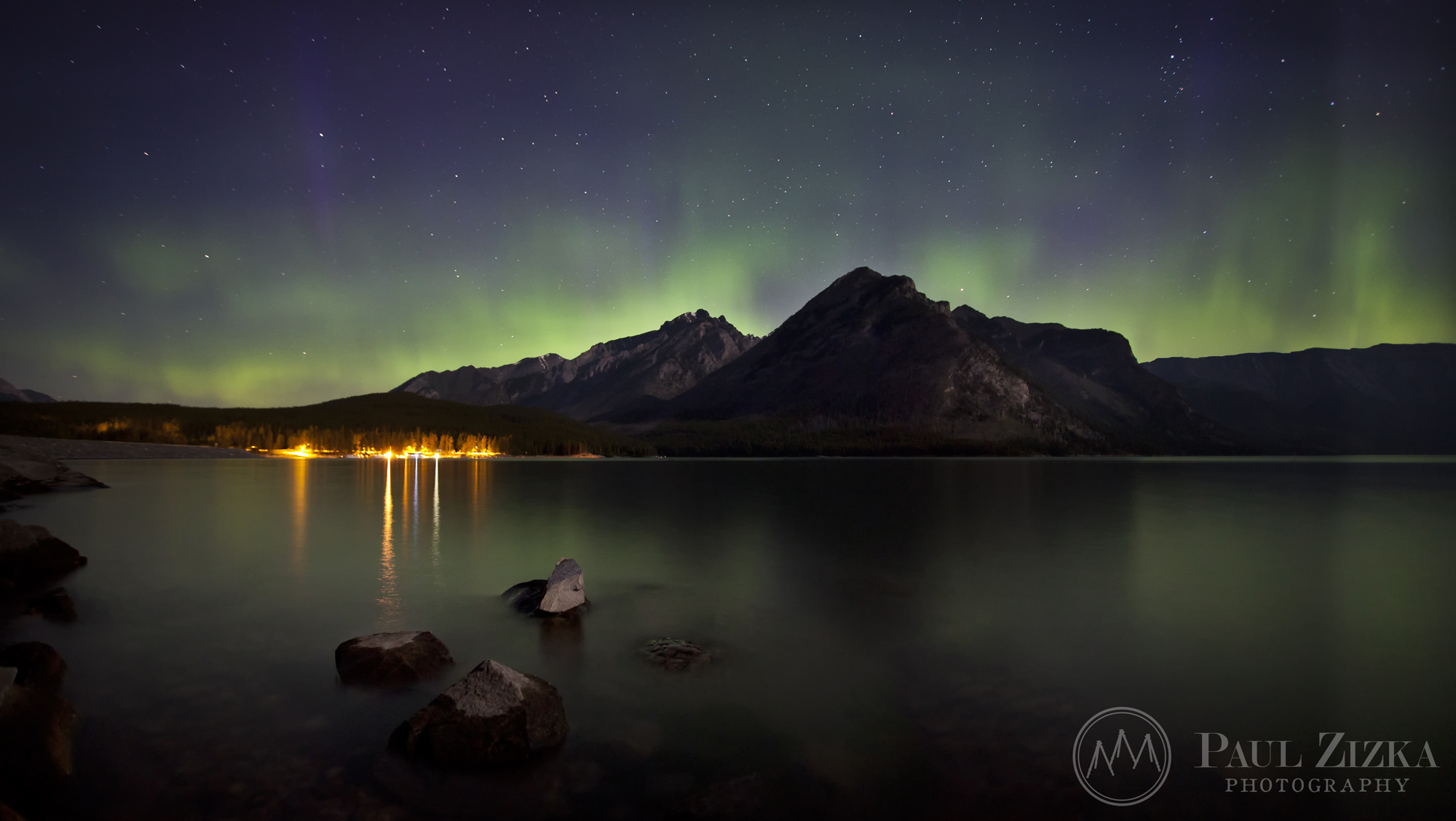 Aurora over Banff National Park, Canada