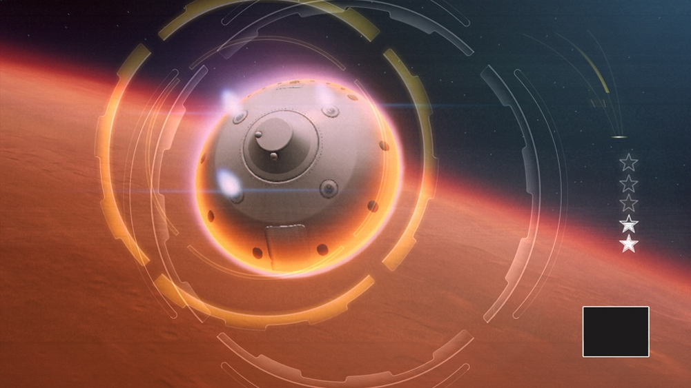 Mars Rover Landing Video Game Screenshot #2