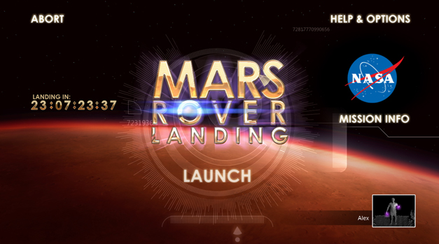 Mars Rover Landing Video Game Screenshot #5