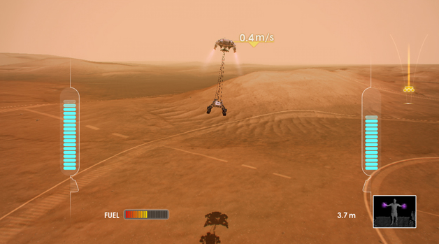 Mars Rover Landing Video Game Screenshot # 11