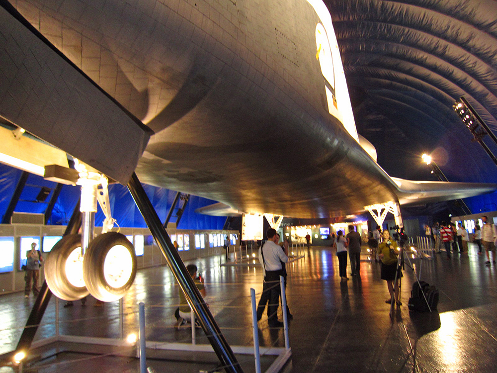 Underside of Shuttle Enterprise
