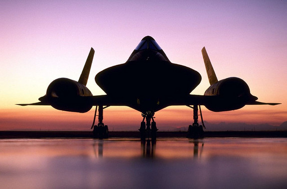The SR-71 Blackbird,