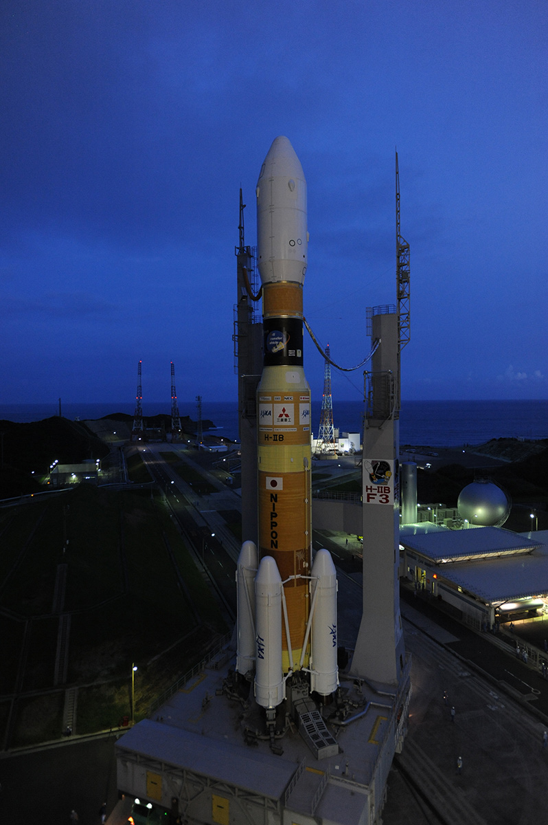 Japan Moves HTV-3 to Launch Pad