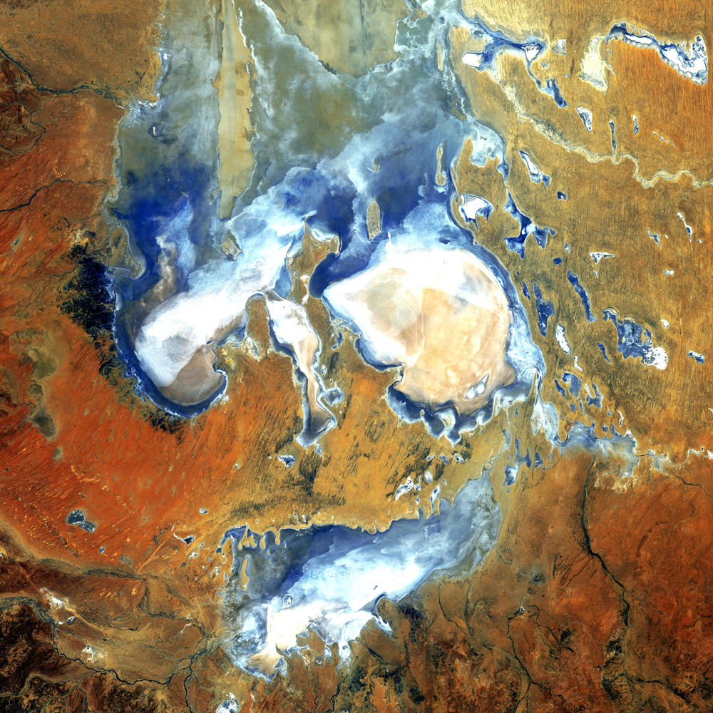 5th Place: Lake Eyre Landsat 5 Acquired August 5, 2006