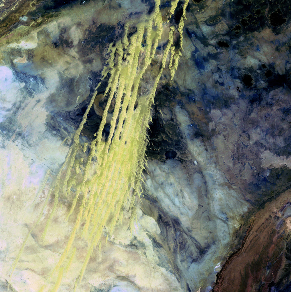 4th Place: Algerian Abstract Landsat 5 Acquired April 8, 1985