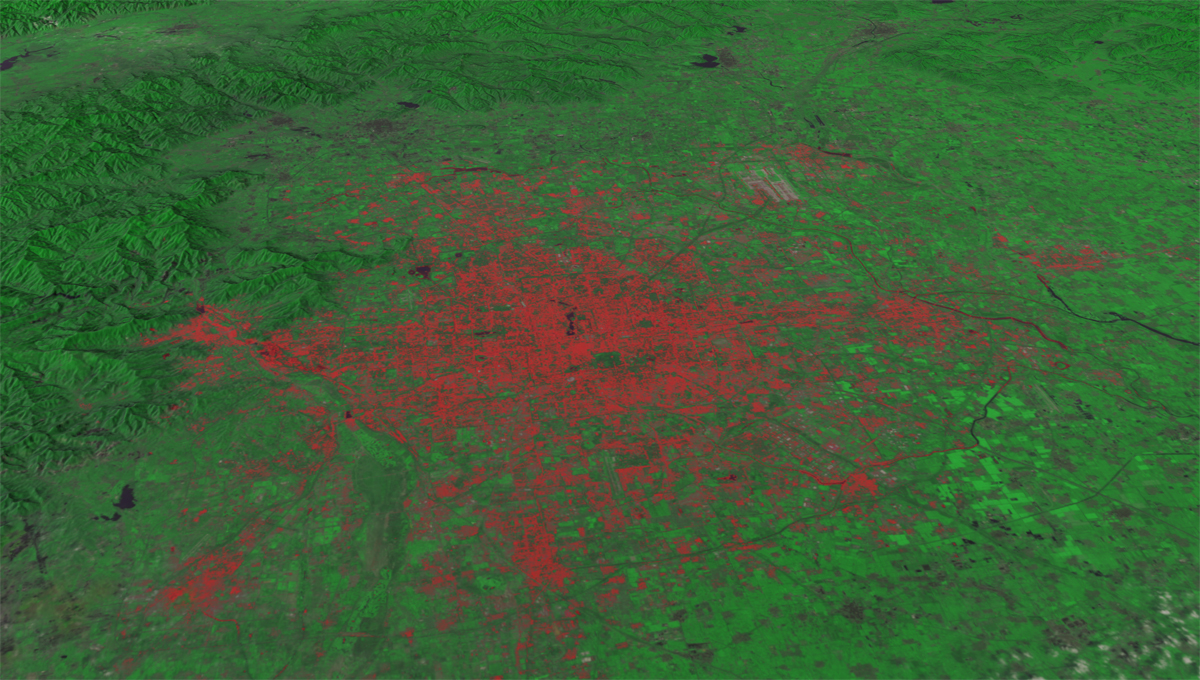 Landsat Data of Beijing in 2010