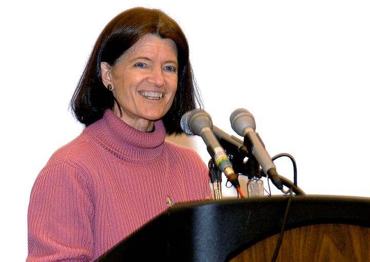 Sally Ride at the Sally Ride Science Festival in 2003