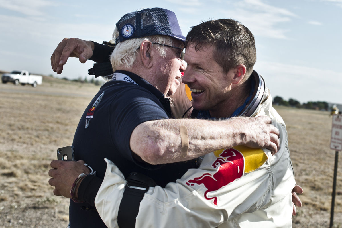 Baumgartner and Kittinger Post-Jump