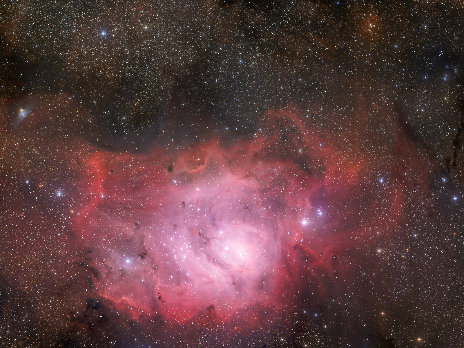 Starscape of the Lagoon Nebula