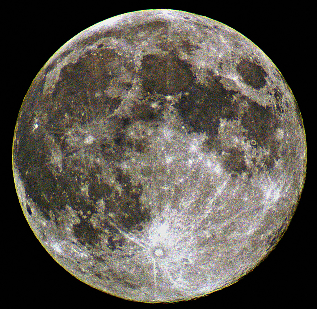 August 2012 Full Moon over Portland, OR