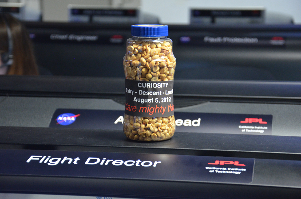 Mars Rover Curiosity's Landing Peanuts