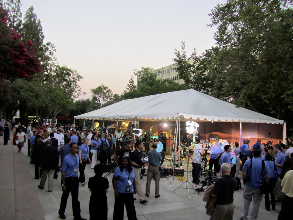 JPL Grounds Before Curiosity Landing