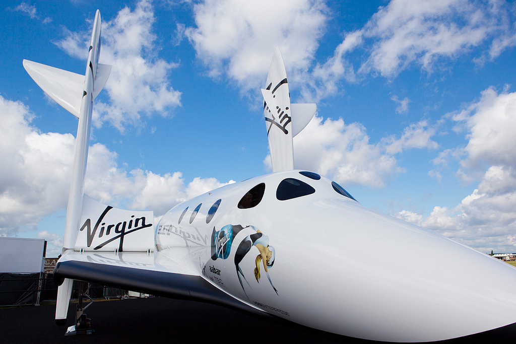 Virgin Galactic at the Farnborough Air Show