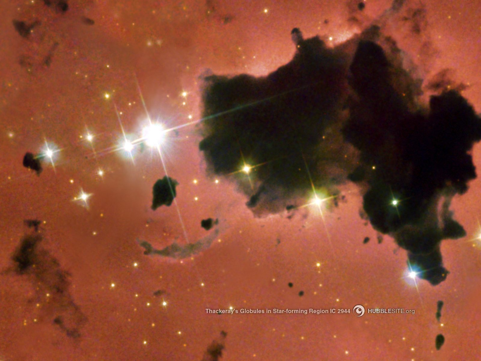 Thackeray's Globules in the Star-Forming Region IC 2944