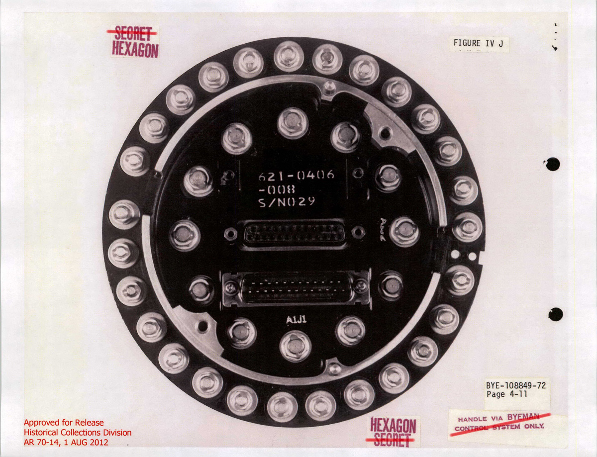 Pieces of HEXAGON Spy Satellite Hardware