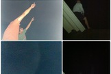 Night sky watcher Rowena Zimmers sent in this photo of her family watching the 2012 Perseid meteor shower peak from their roof in Illinois on Aug. 11-12, 2012.