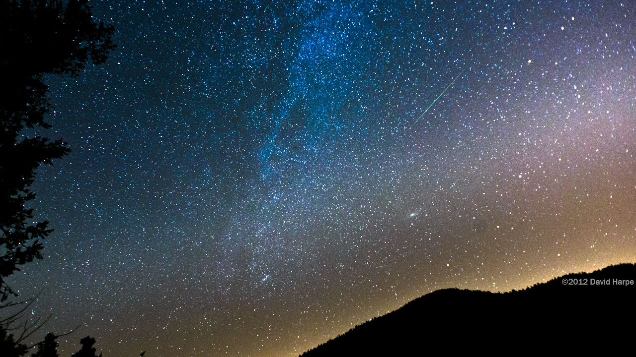 Perseid Meteor Shower 2012: David Harpe