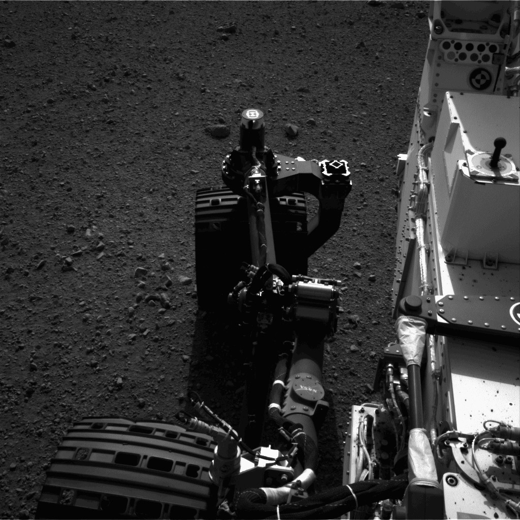 Curiosity's Wheel Moving