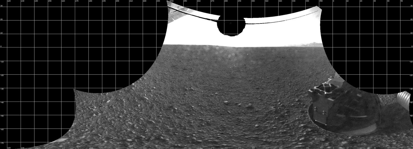 A View From Below the Rover Deck