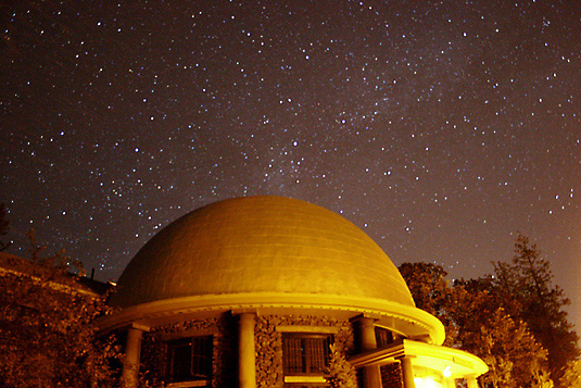 The Rotunda Museum at Lowell Observatory by Night