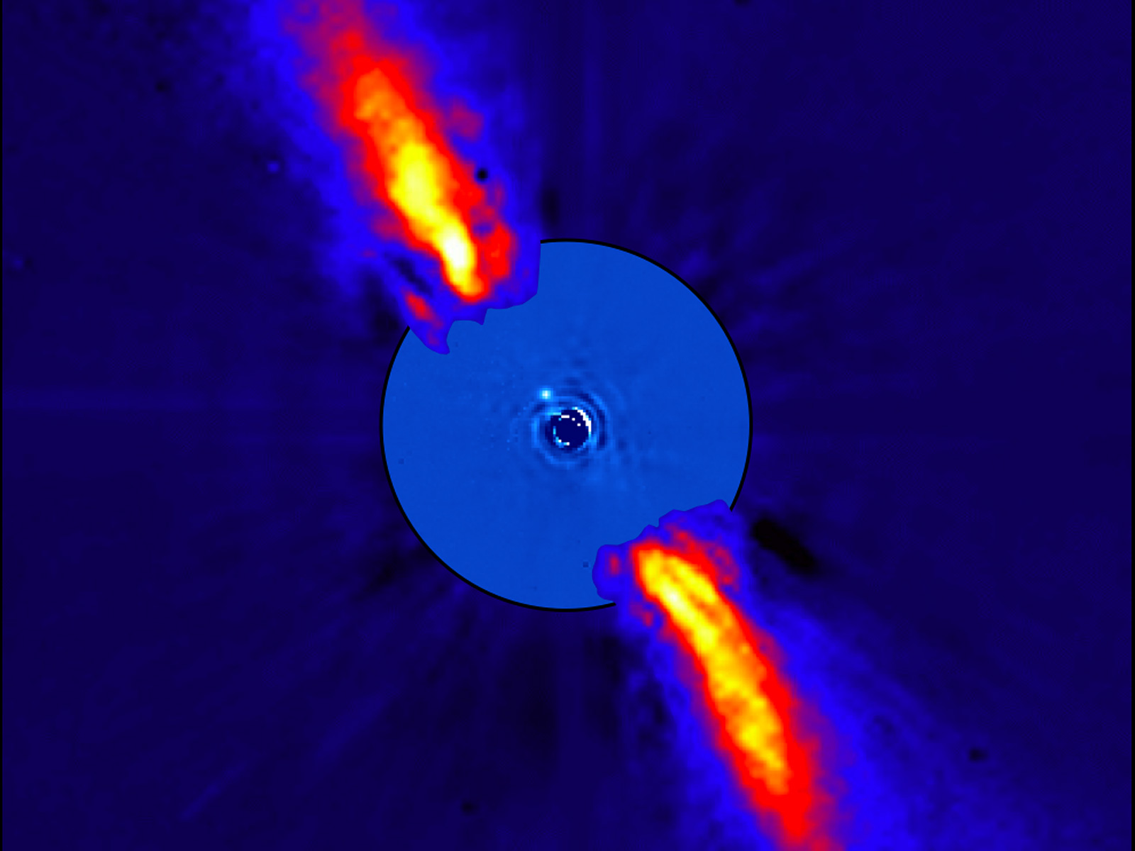 Beta Pictoris as Seen in Infrared Light