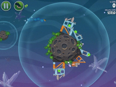 Angry Birds Space Gameplay