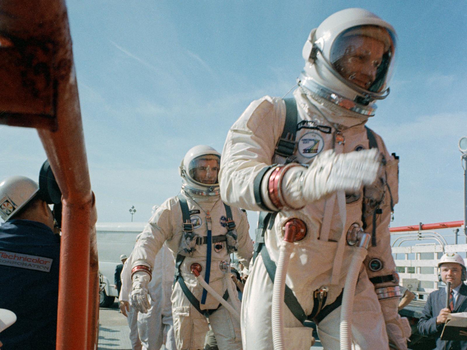 Neil Armstrong and Dave Scott Board Gemini 8