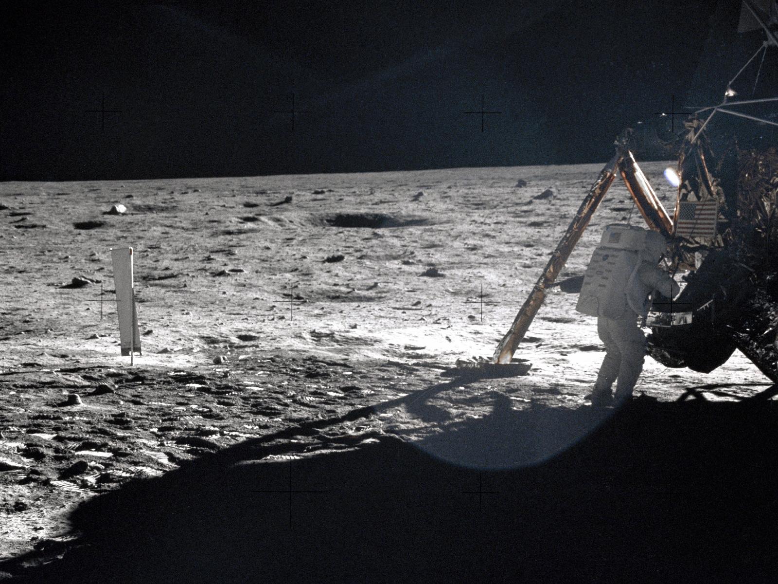 Neil Armstrong on the Moon