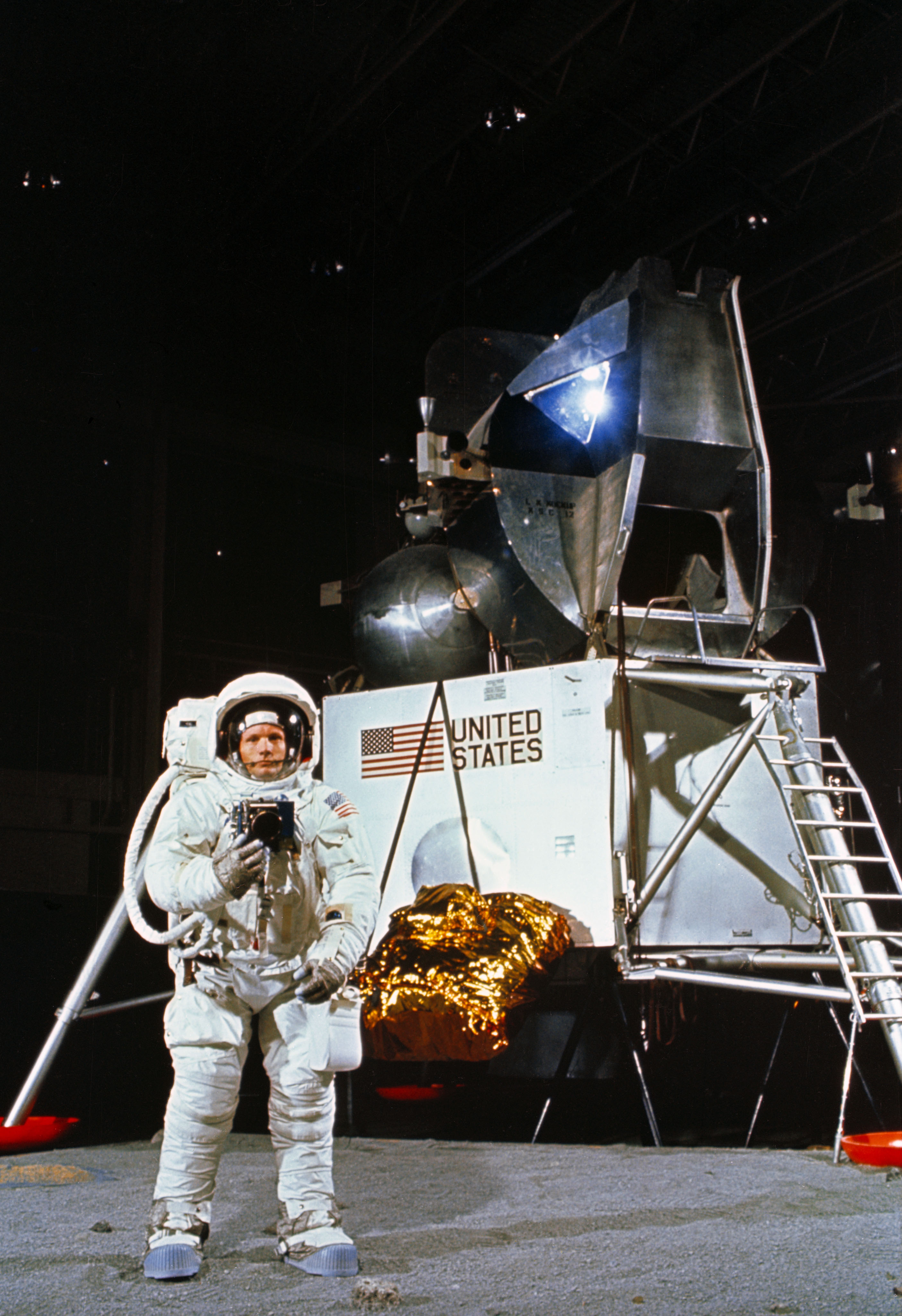 Apollo 11 Moonwalk Training: Neil Armstrong