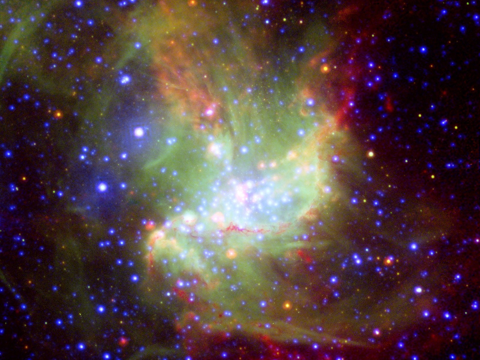 Star-Forming Region NGC 346 1600