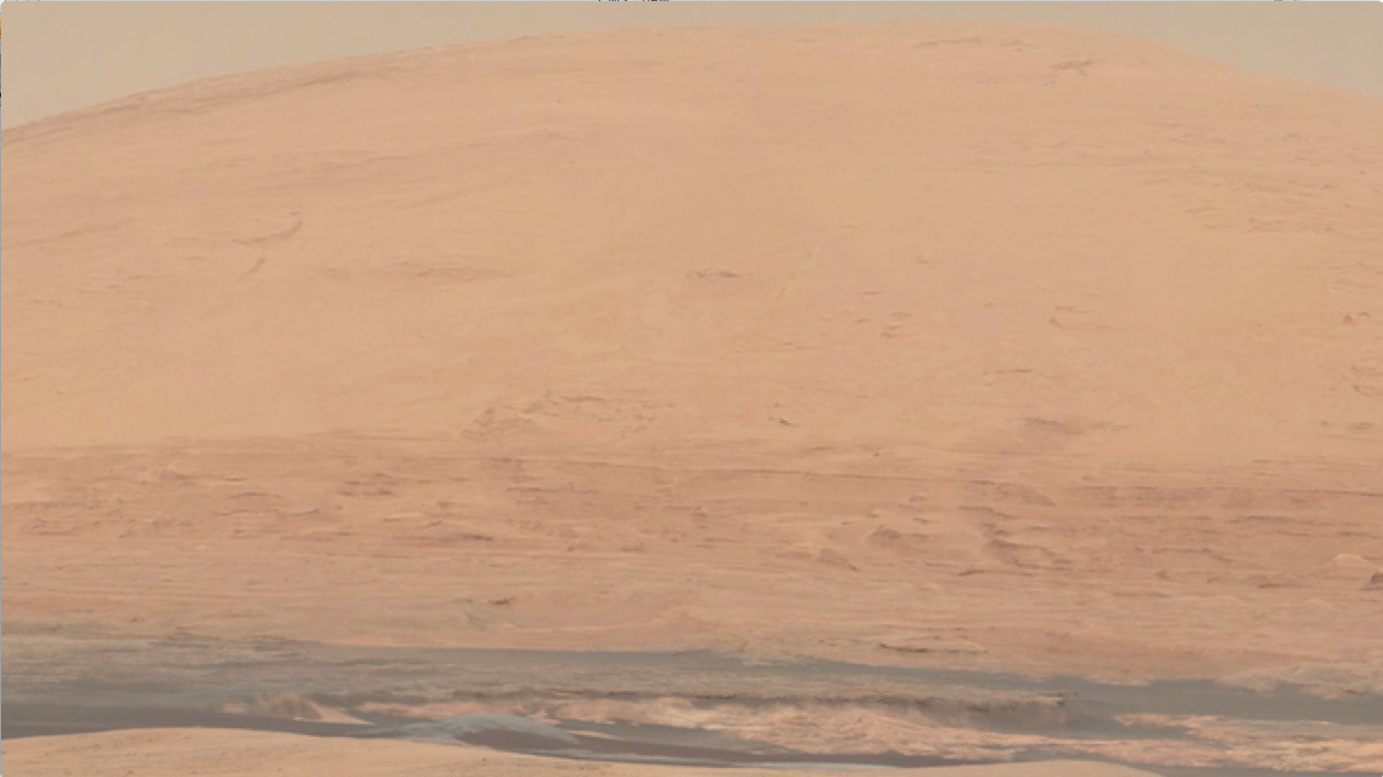 Mount Sharp at Gale Crater, Mars